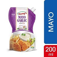 Youngs Mayo Garlic Purple-200gm