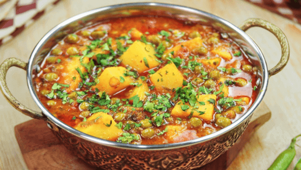 Healthy Recipes, Dinner and Lunch Ideas, Aloo Matar: A Classic Indian Delight