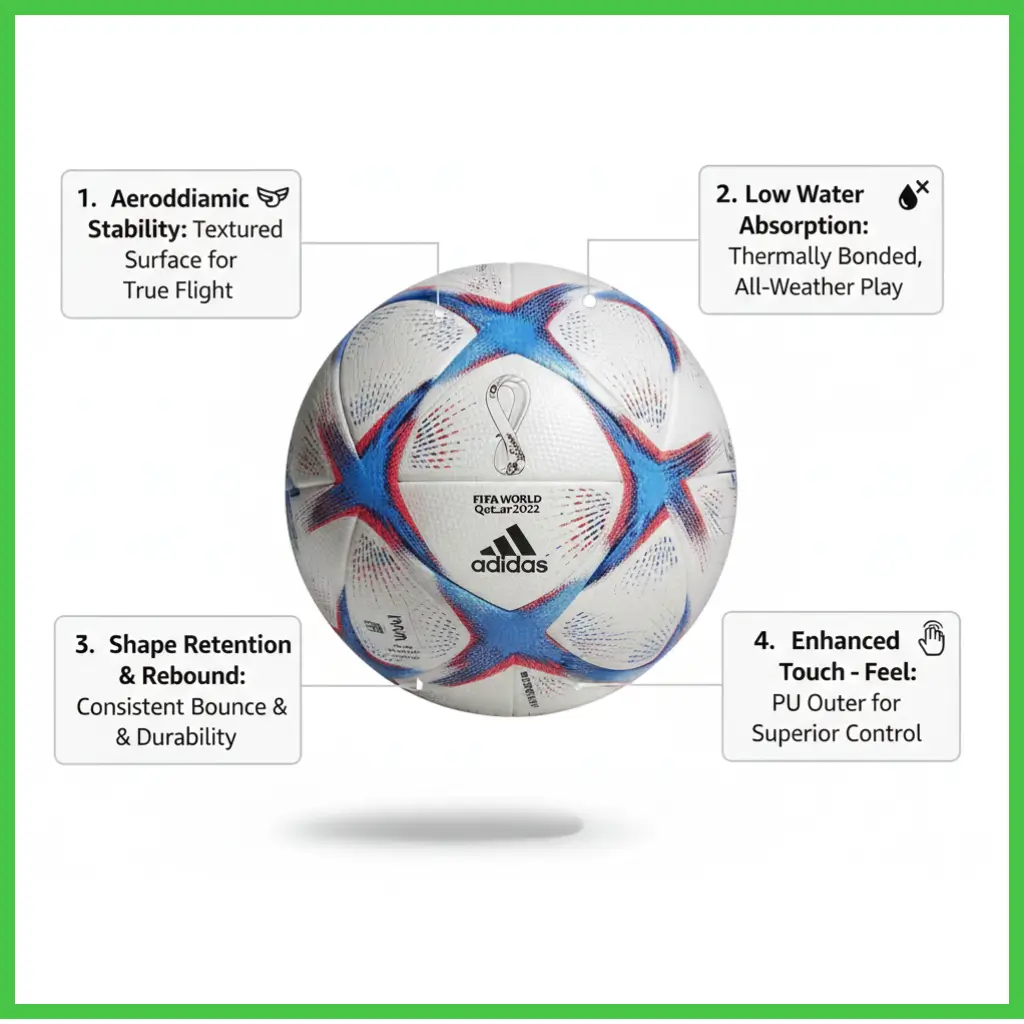 Football, Durable Best Quality Ball for Match and Training in Pakistan Qualities