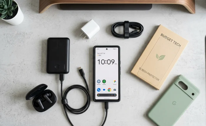 Best budget mobile accessories including power bank, earbuds, charger and phone case